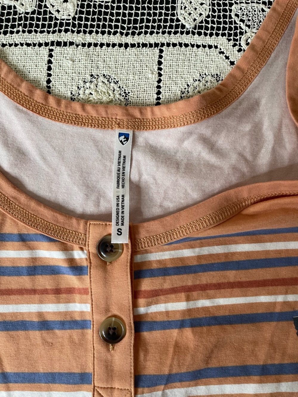 Kuhl NWT Solstice Sandstone striped Tank Top size small - Picture 4 of 8